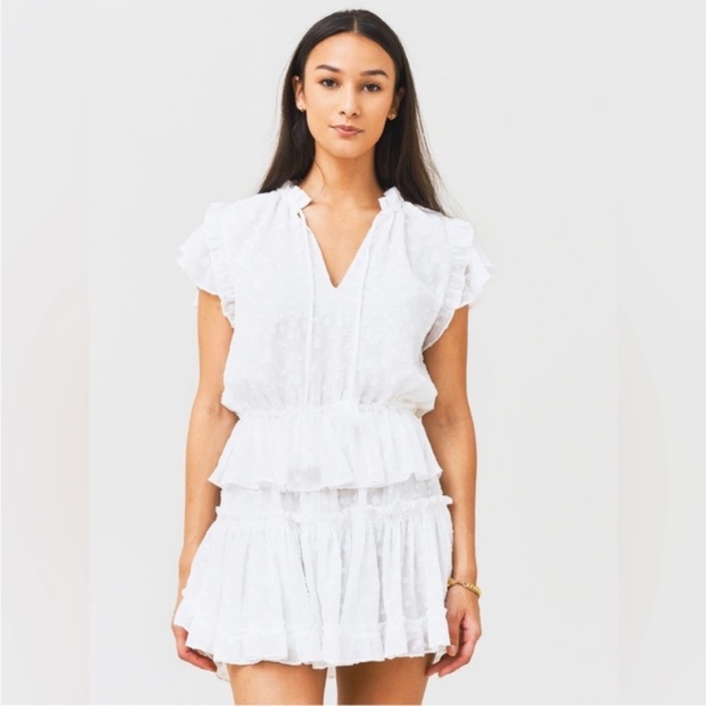 MISA Los Angeles Lilian Dress | White | Size L